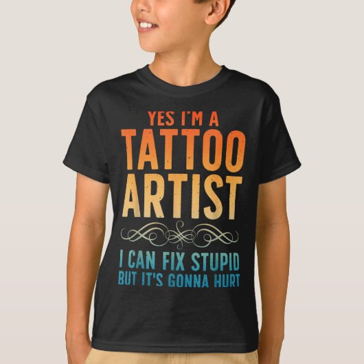 Funny Tattoo Artist Art For Men Women Tattooer Tat Tシャツ (正面)