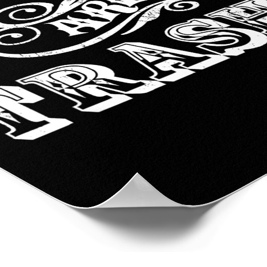 Funny Tattoo Quote Design For Gift  ポスター (角)