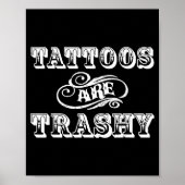 Funny Tattoo Quote Design For Gift  ポスター (正面)
