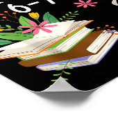 Funny Teacher 67 Six Seven Meme Reading 6-7 Book L ポスター (角)