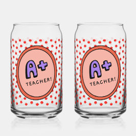 Funny Teacher Apple Cup ガラス缶