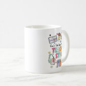 Funny Teacher Can't Talk Right Now Doing Stuff Sta コーヒーマグカップ (正面右)