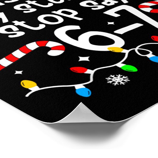 Funny Teacher Christmas Students Saying 6-7 67 Six ポスター (角)