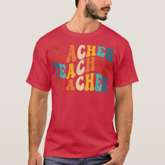 Funny Teacher classroom For Learning Retro Teacher Tシャツ