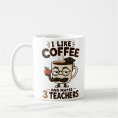 Funny Teacher Coffee Mug Gift For Teacher コーヒーマグカップ (左)
