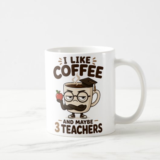 Funny Teacher Coffee Mug Gift For Teacher コーヒーマグカップ (右)
