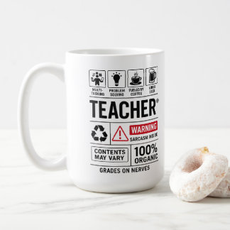 Funny Teacher Definition — Multi-Tasking コーヒーマグカップ