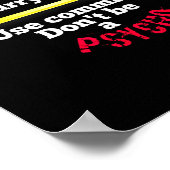 Funny Teacher English Use Commas Dont Be A Psycho  ポスター (角)