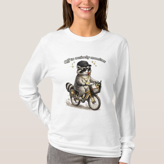 Funny Teacher Gift Raccoon Appreciation Tシャツ (正面)