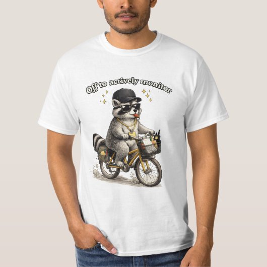 Funny Teacher Gift Raccoon Appreciation Tシャツ (正面)