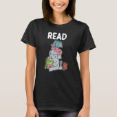 Funny Teacher Library Read Book Club Piggie Elepha Tシャツ (正面)