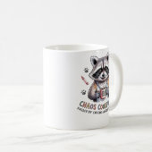 Funny Teacher Mug Chaos Coordinator Gift for Wome コーヒーマグカップ (正面右)