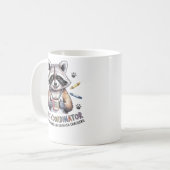 Funny Teacher Mug Chaos Coordinator Gift for Wome コーヒーマグカップ (正面左)
