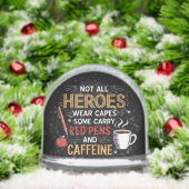 Funny Teacher Not All Heroes Wear Capes Coffee (クリスマス)