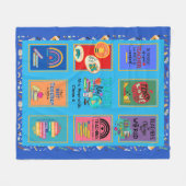 Funny Teacher Quotes Best Gift Ever Add Name Thank フリースブランケット (正面(横))