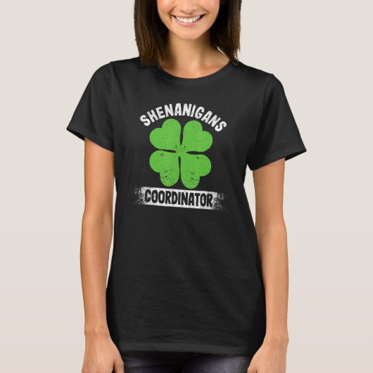 Funny Teacher St Patrick's Day Irish Shenanigans C Tシャツ (正面)