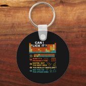 Funny Teacher Student Science Can I Lick It Period キーホルダー (正面)