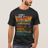 Funny Teacher Student Science Can I Lick It Period Tシャツ (正面)