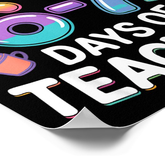 Funny Teacher Survived 67 Days Of Teaching Meme Ge ポスター (角)