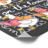 Funny Teachers Silly Goose 100 Day Of School, Goos ポスター (角)
