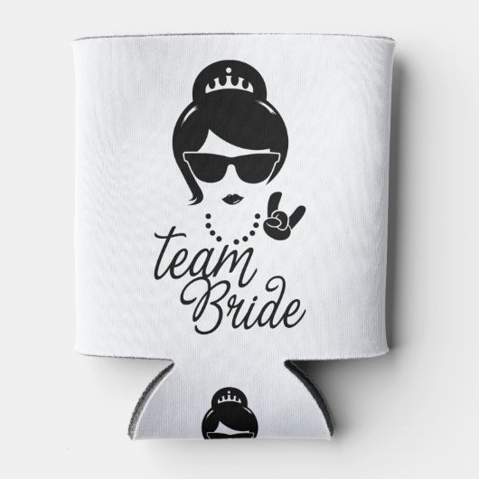 Funny Team Bride Gift for Bachelorette Party 缶クーラー (正面)