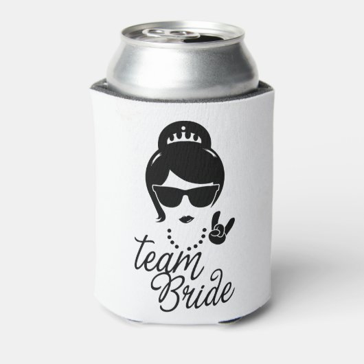 Funny Team Bride Gift for Bachelorette Party 缶クーラー (缶裏面)