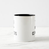 Funny Tears Of My Co-Workers Office Humor Boss ツートーンマグカップ (中央)