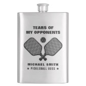 Funny Tears of My Pickleball Opponents フラスク (正面)