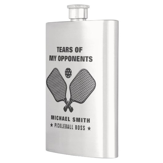 Funny Tears of My Pickleball Opponents フラスク (左)