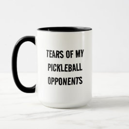Funny Tears of my Pickleball Opponents Typography  マグカップ