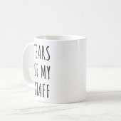 Funny Tears Of My Staff mug for boss gift コーヒーマグカップ (正面左)