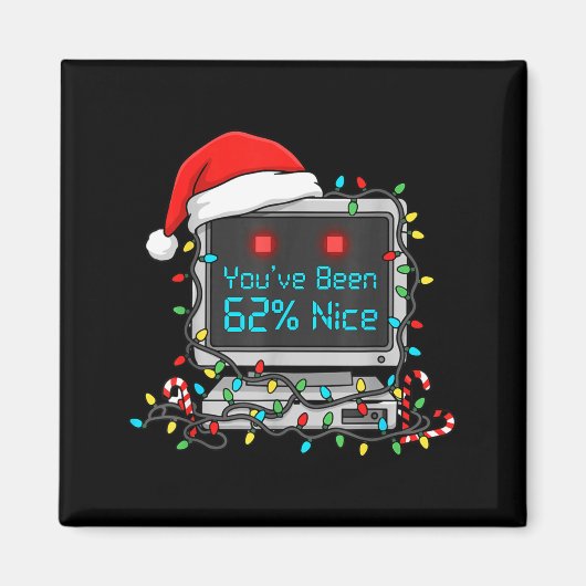 Funny Tech Christmas Geek Ai Holiday Humor Nerd Sh マグネット (正面)