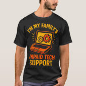 Funny Tech Guy Suprt Computer Geek Nerd Engineer G Tシャツ (正面)