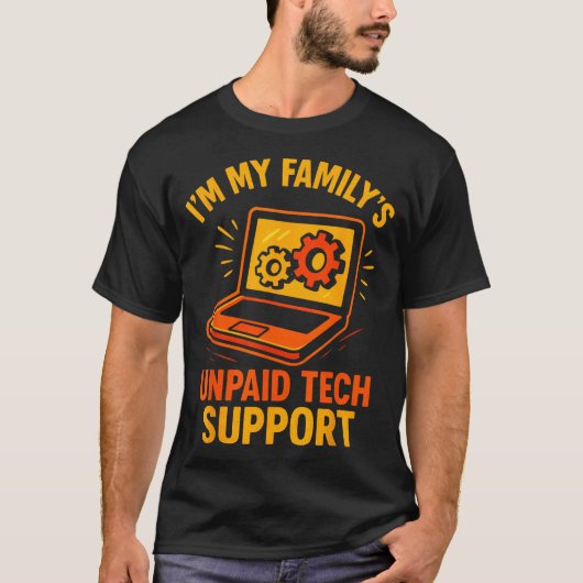 Funny Tech Guy Suprt Computer Geek Nerd Engineer G Tシャツ (正面)