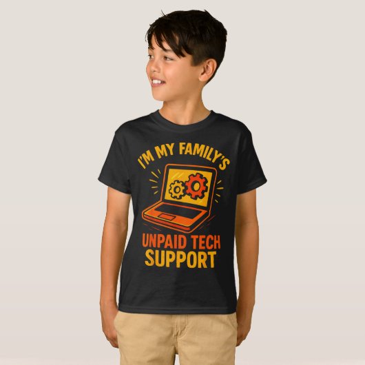 Funny Tech Guy Suprt Computer Geek Nerd Engineer G Tシャツ (正面フル)