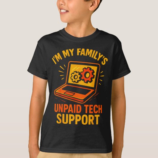 Funny Tech Guy Suprt Computer Geek Nerd Engineer G Tシャツ (正面)