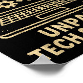 Funny Tech Lover Graphic Tee Computer Geek Nerd En ポスター (角)