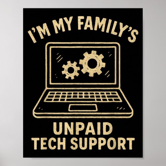 Funny Tech Lover Graphic Tee Computer Geek Nerd En ポスター (正面)