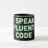 Funny Tech Quote Two-Tone Mug マグカップ (中央)