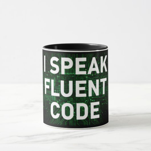 Funny Tech Quote Two-Tone Mug マグカップ (中央)