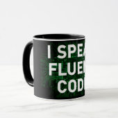  Funny Tech Quote Two-Tone Mug マグカップ (正面左)