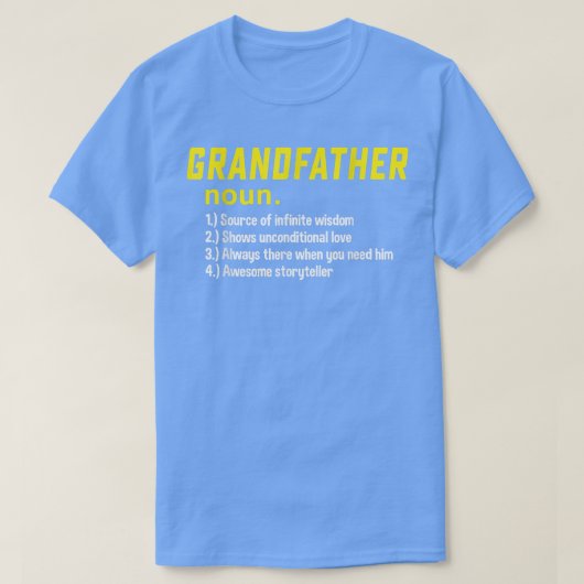 Funny Tee For Grandfather Definition Awesome Legen Tシャツ (デザイン正面)