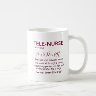 Funny Tele-Nurse Mug – Personalized Public Health コーヒーマグカップ
