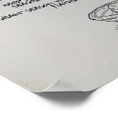 Funny Ten Commandments of Spice Kitchen Wall Art ポスター (角)