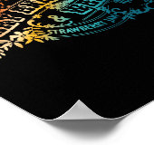 Funny Tennessee-ham Mary Anne &amp; Wandas Strawbe ポスター (角)