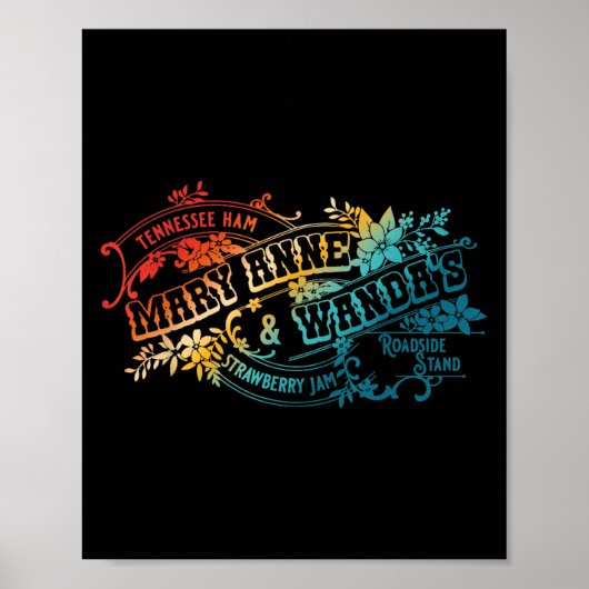 Funny Tennessee-ham Mary Anne &amp; Wandas Strawbe ポスター (正面)