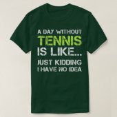 Funny Tennis s  Tシャツ (デザイン正面)