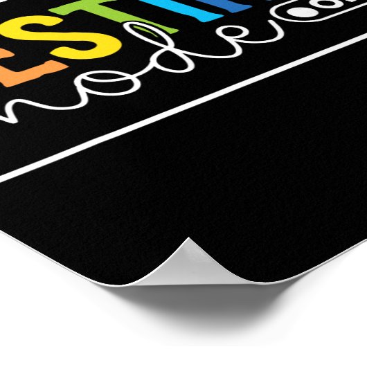 Funny Testing Mode On Testing Day Motivational Tea ポスター (角)