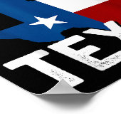 Funny Texas Flag Patriotic Texan Dont California M ポスター (角)