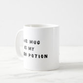 Funny Text Gamer Coffee Mug コーヒーマグカップ (正面左)